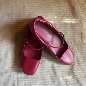 Women's Elsa Mary Jane Ballet Flats with Memory Foam Insole - Wild Fable